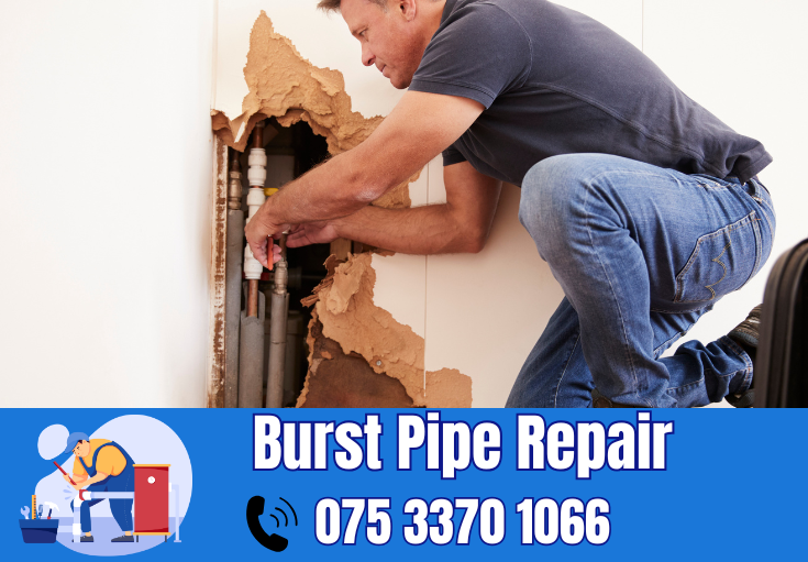 burst pipe repair Gillingham